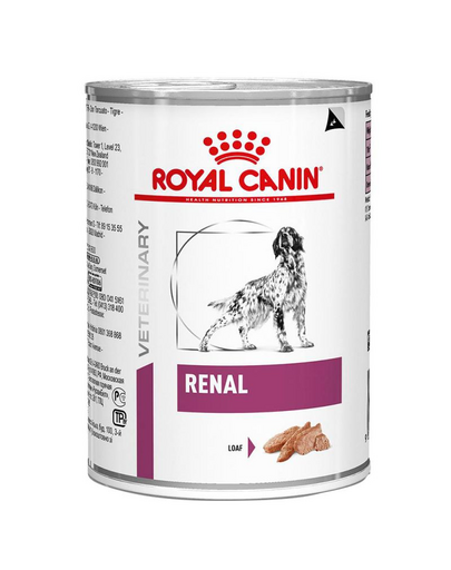 ROYAL CANIN Dog Renal 6 x 410 g hrană umedă pentru câini cu insuficiență renală cronică